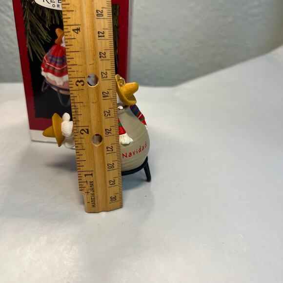 Hallmark Keepsake 1996 Mice Feliz Navidad Christmas Ornament Mexican Vintage - Picture 9 of 10